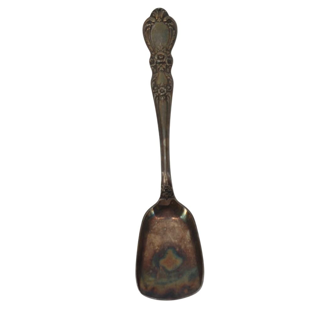 1847 Rogers Bros. Heritage Pattern Silver Plated Sugar Spoon